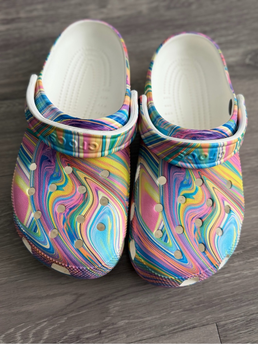 Crocs Classic Tie-Dye unisex clogs clog